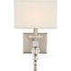 Clover Sconce Wall Light in Brushed Nickel