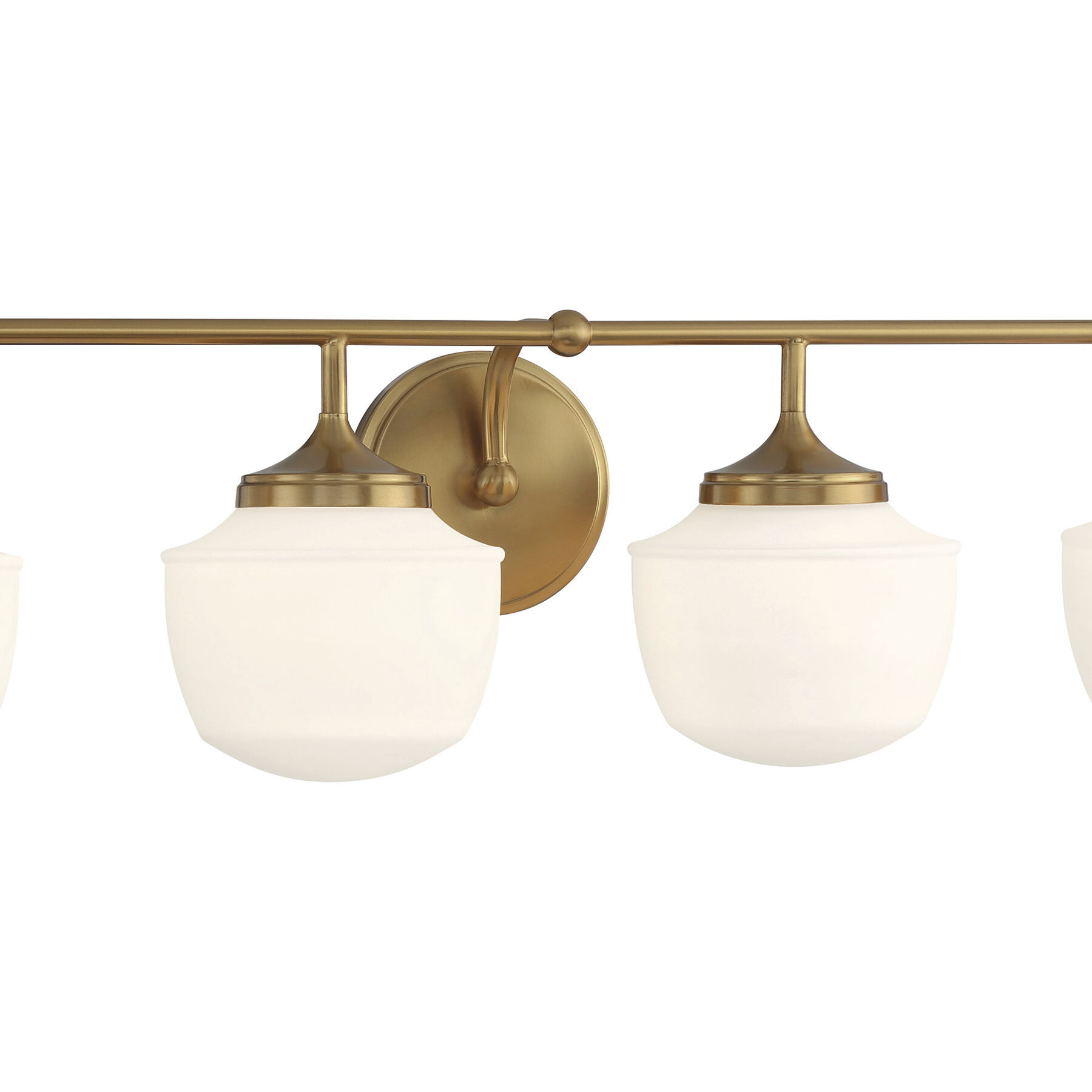 Cornwell 4 Light 32 inch Aged Brass Bath Vanity Wall Light