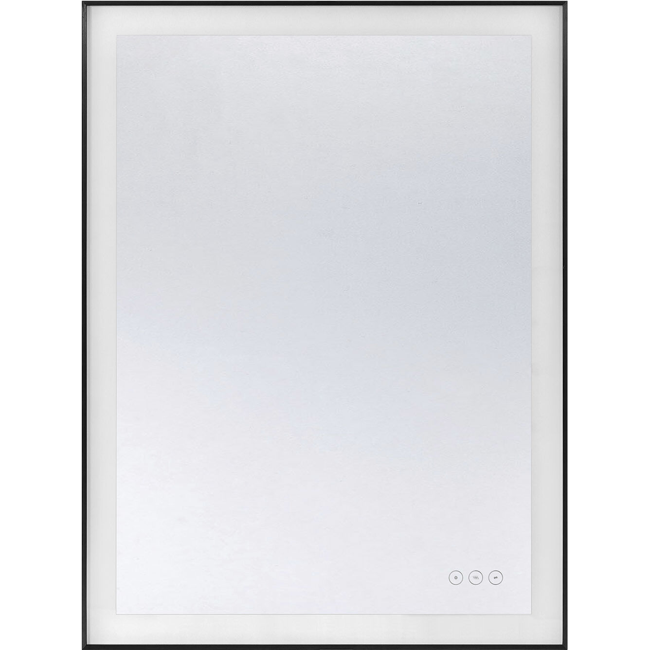 Paulding 32 X 24 inch Black Mirror, Frontlit