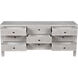 Conrad White Wash Dresser, 9 Drawer
