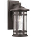 Mission Hills 1 Light 14 inch Oiled Bronze Outdoor Wall Lantern