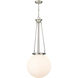 Beacon 1 Light 15.75 inch Satin Nickel Pendant Ceiling Light