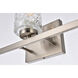 Cassie 3 Light 24 inch Stain Nickel Bath Sconce Wall Light