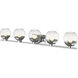 Osono LED 41.1 inch Chrome Vanity Wall Light
