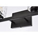 Cassie 4 Light 32 inch Black Bath Sconce Wall Light