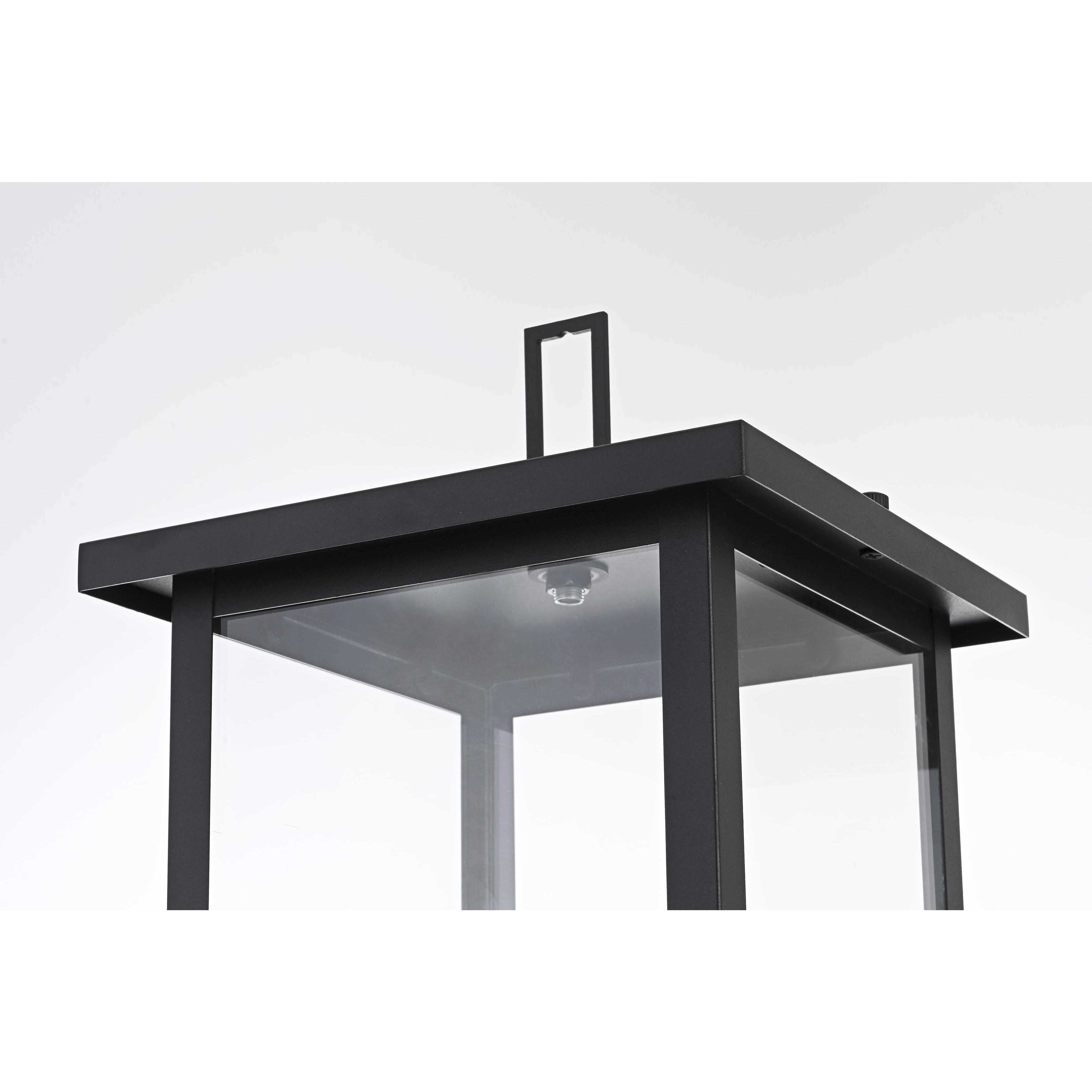 Sheridan 4 Light 21 inch Black Outdoor Post Light