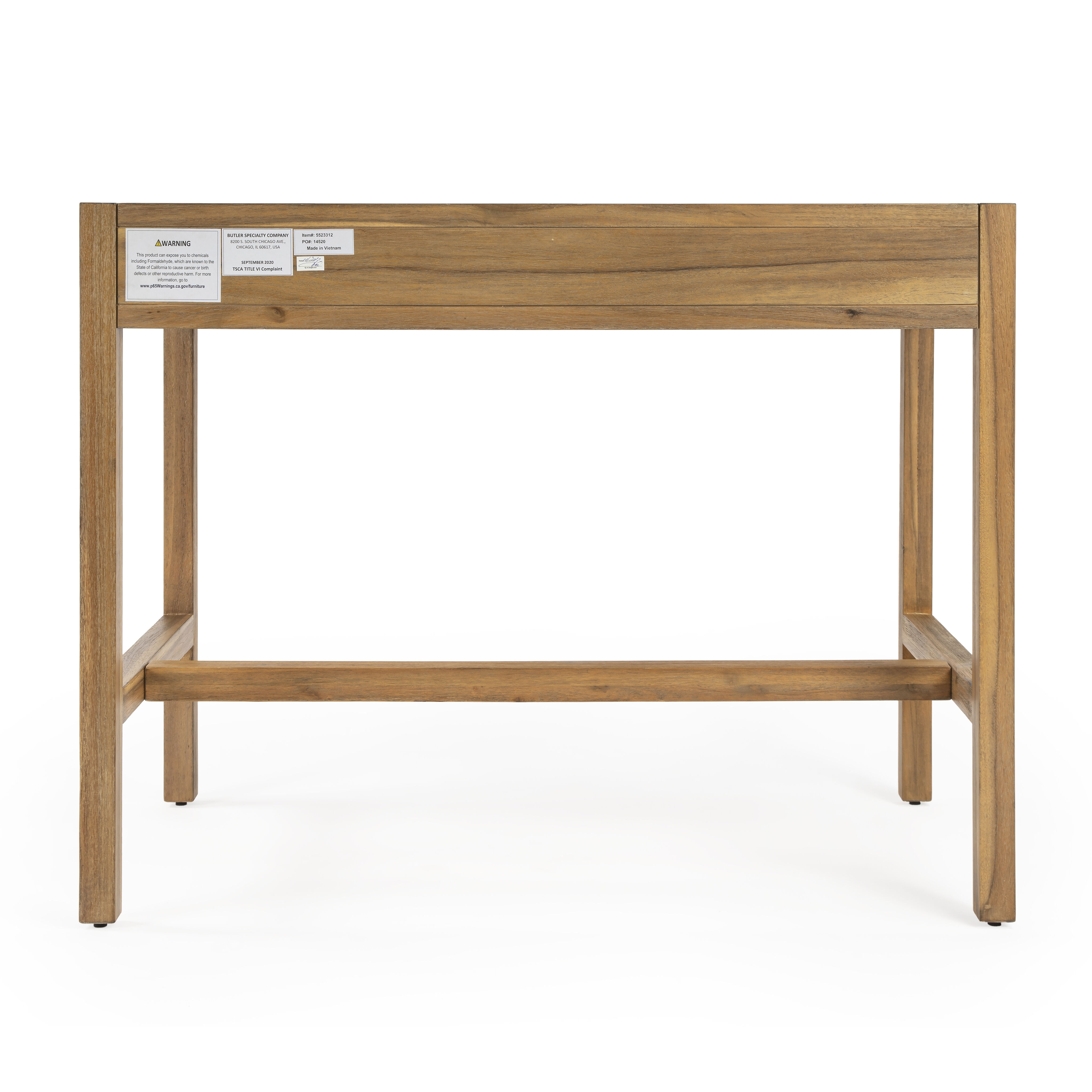 Lark Natural Wood Desk in Light Brown