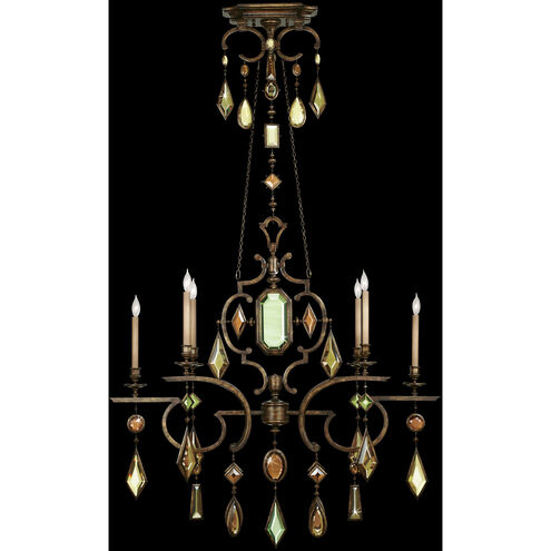 Encased Gems 6 Light 50.00 inch Chandelier