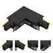 Recessed L Connecter 277 Black Track Accessory Ceiling Light