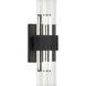Krustallos Wall Sconce Wall Light in Matte Black
