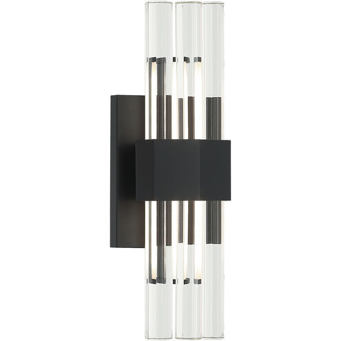 Krustallos Wall Sconce Wall Light in Matte Black