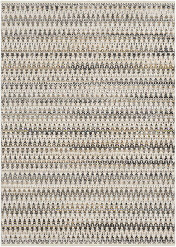 Calico 130 X 94 inch Light Grey Rug, Rectangle