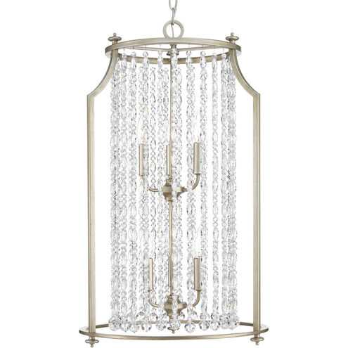 Bradstreet 6 Light 17.88 inch Silver Ridge Pendant Ceiling Light, Design Series