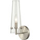 Valante 1 Light 5 inch Satin Nickel Sconce Wall Light