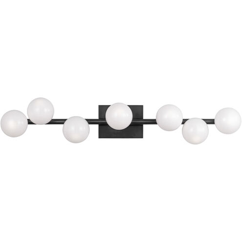 Sean Lavin Altair 7 Light 32 inch Aged Iron Bath Vanity Wall Light