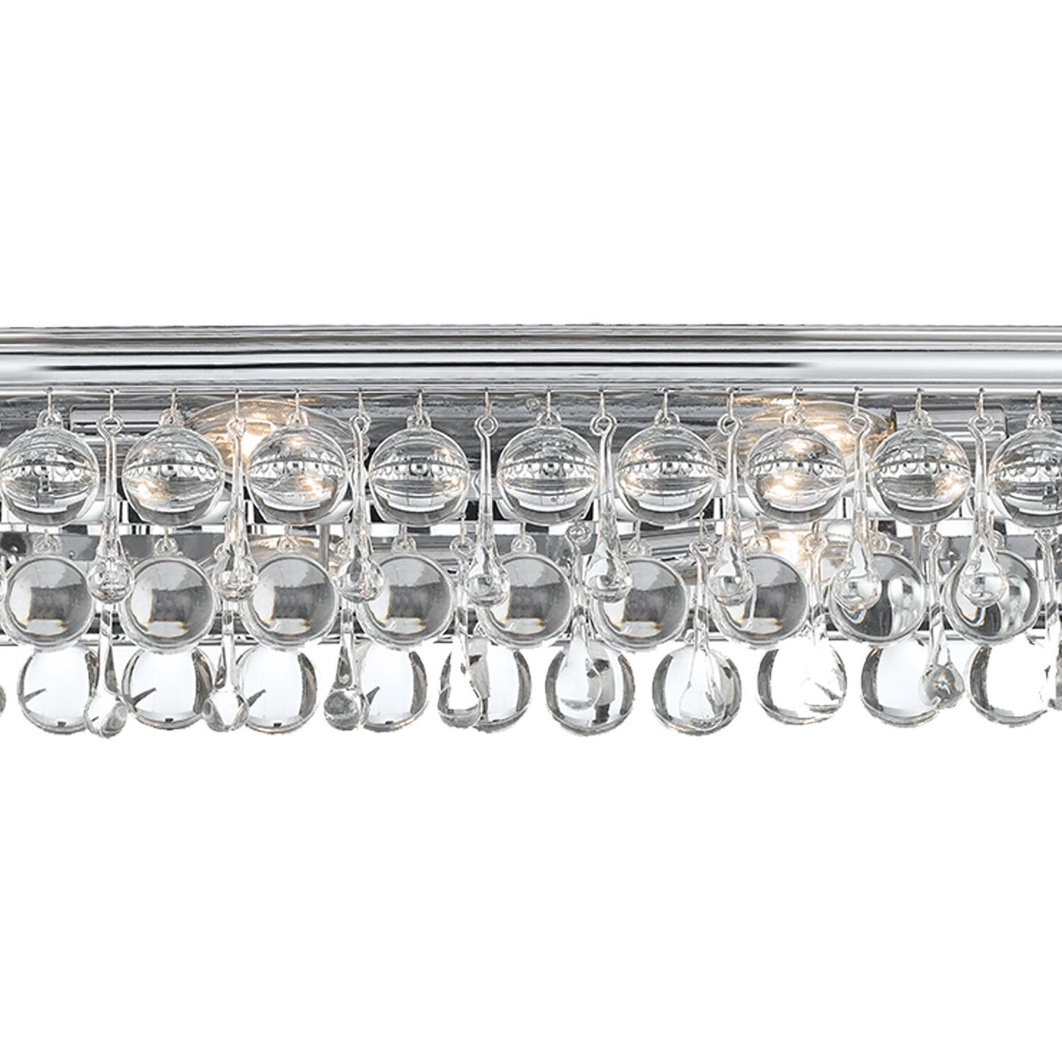 Calypso Bath Vanity Light Wall Light in Polished Chrome