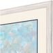 Waterside Collection Whitewash Distressed Wood With Ribbed Face Framed Art