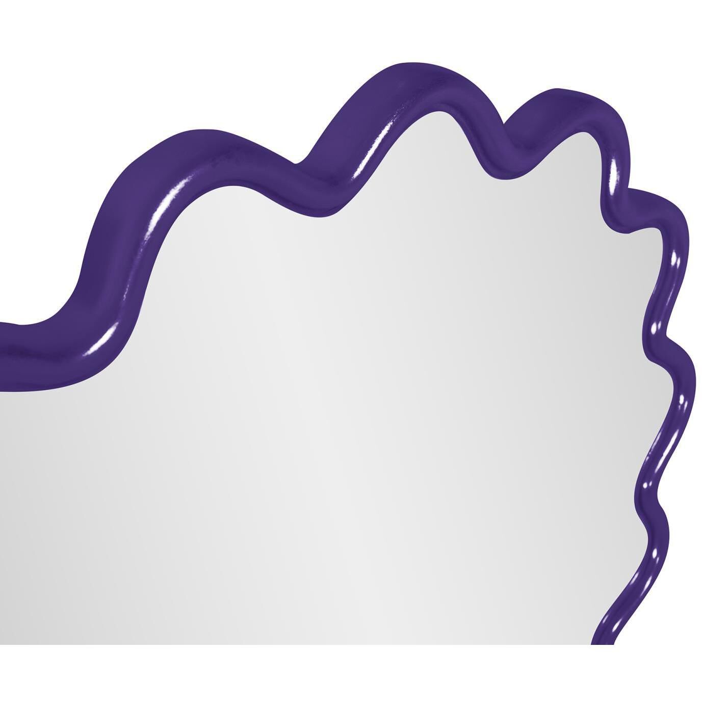 Cloud 36 X 24 inch Royal Purple Mirror