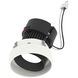 Pearl Black Adjustable / Warm White Reflector LED Round Trimless Adjustable Retrofit in 2700K, Black / Warm White, 4" Retrofit