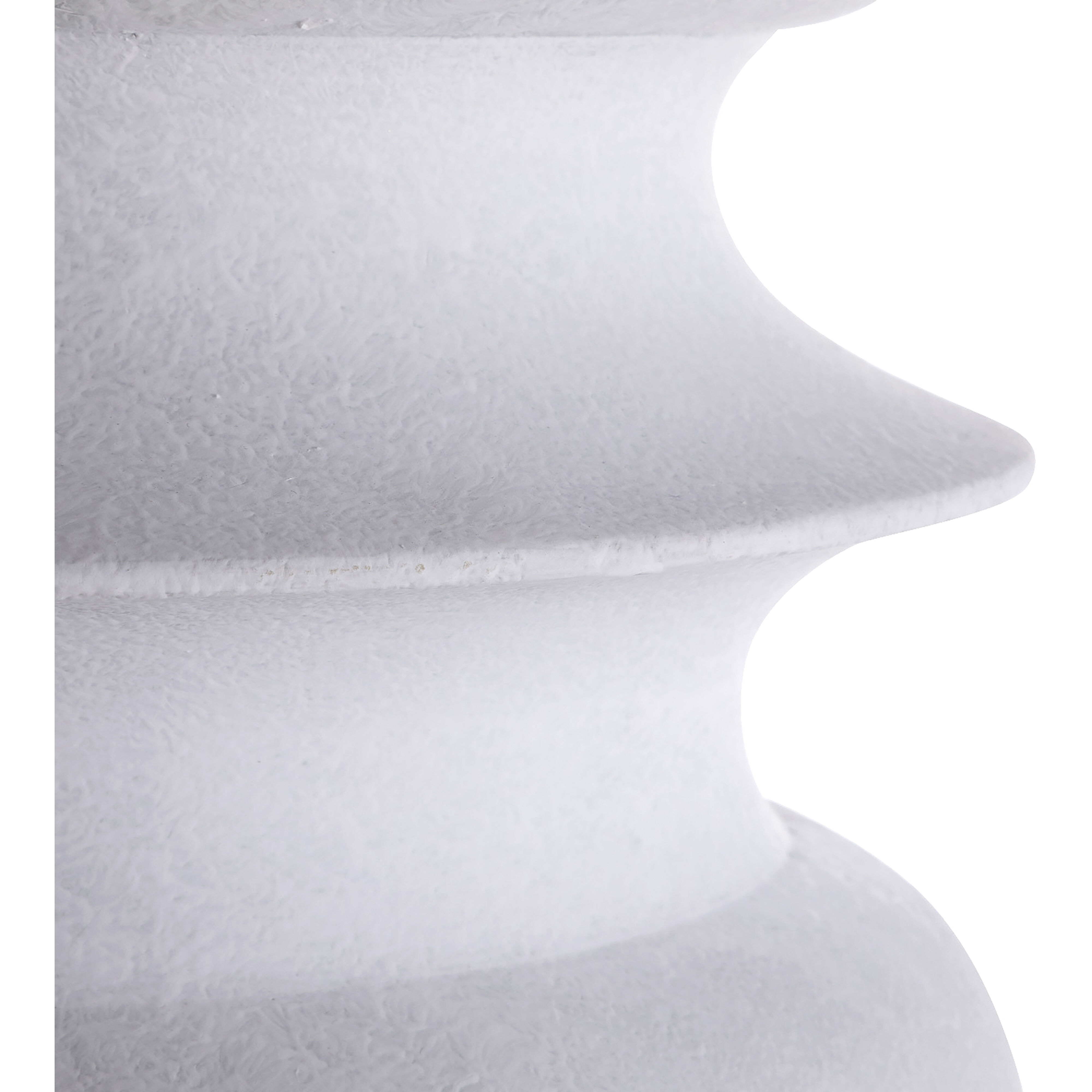 Claudius 39.25 inch Plaster White and Smokey Gray Linen Table Lamp Portable Light