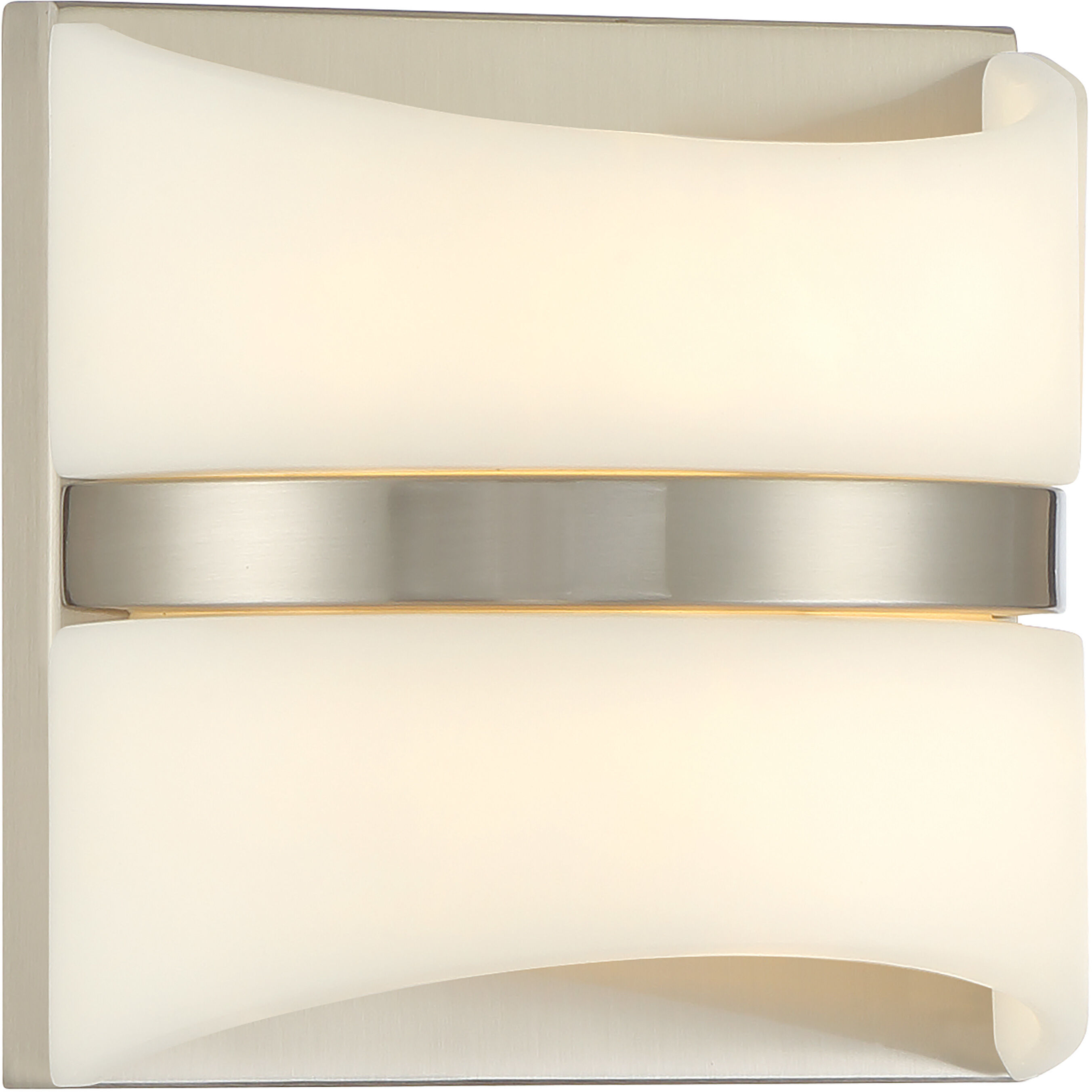 Velaux LED 6.5 inch Brushed Nickel Wall Sconce Wall Light