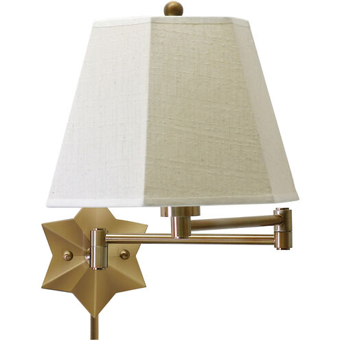 Decorative Wall Swing 1 Light 9 inch Antique Brass Wall Lamp Wall Light