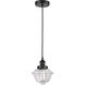 Edison Oxford 1 Light 8 inch Matte Black Mini Pendant Ceiling Light