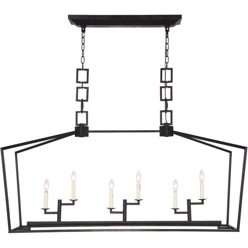 Denmark 6 Light 17 inch Vintage Bronze Chandelier Ceiling Light, Urban Classic