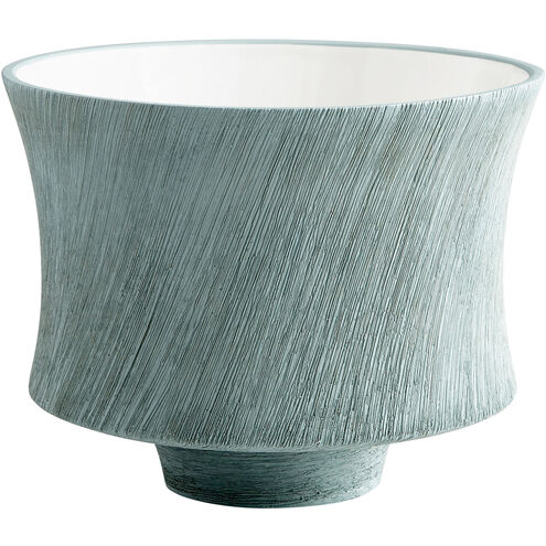 Selena Slab Oyster Blue Planter, Large