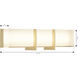 High Rise LED 24.25 inch Legacy Brass Bath Bar Wall Light