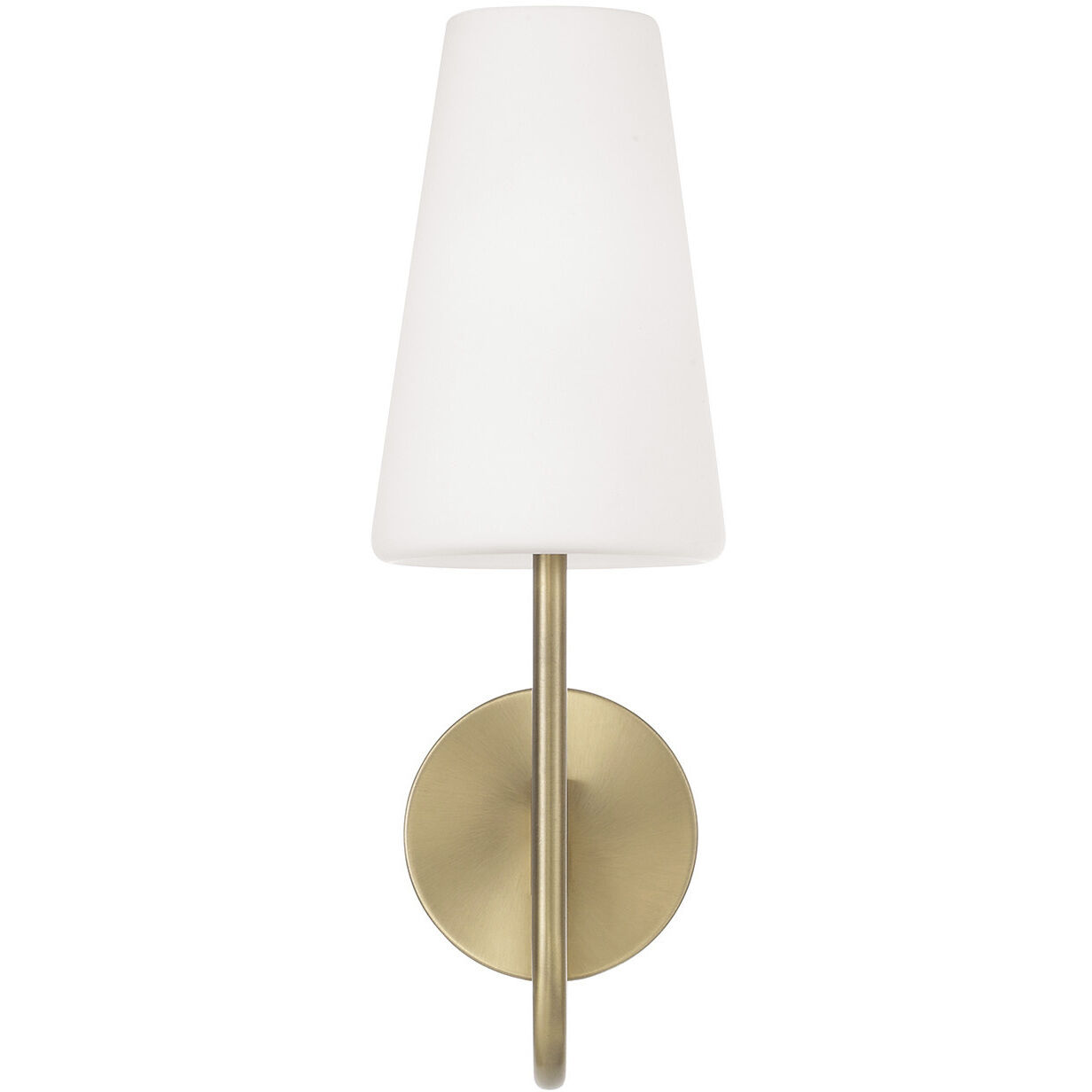 Averitt Sconce Wall Light in Aged Brass