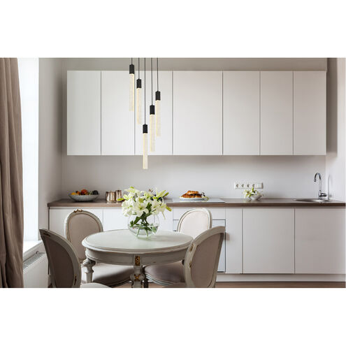 Weston 5 Light 20 inch Black Pendant Ceiling Light