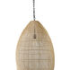 Larimar 1 Light 19.75 inch Black Pendant Ceiling Light