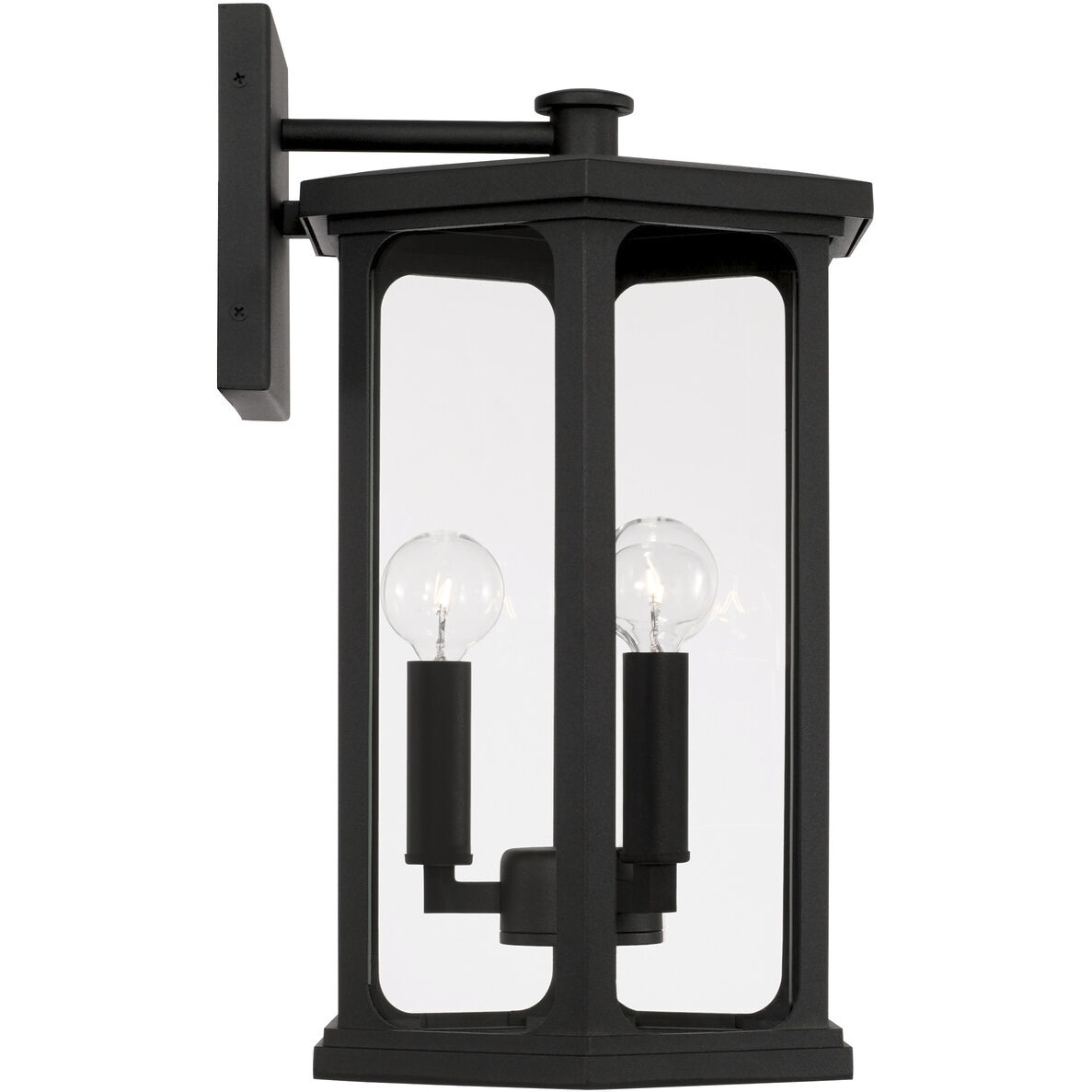 Walton 3 Light 16 inch Black Outdoor Wall Lantern