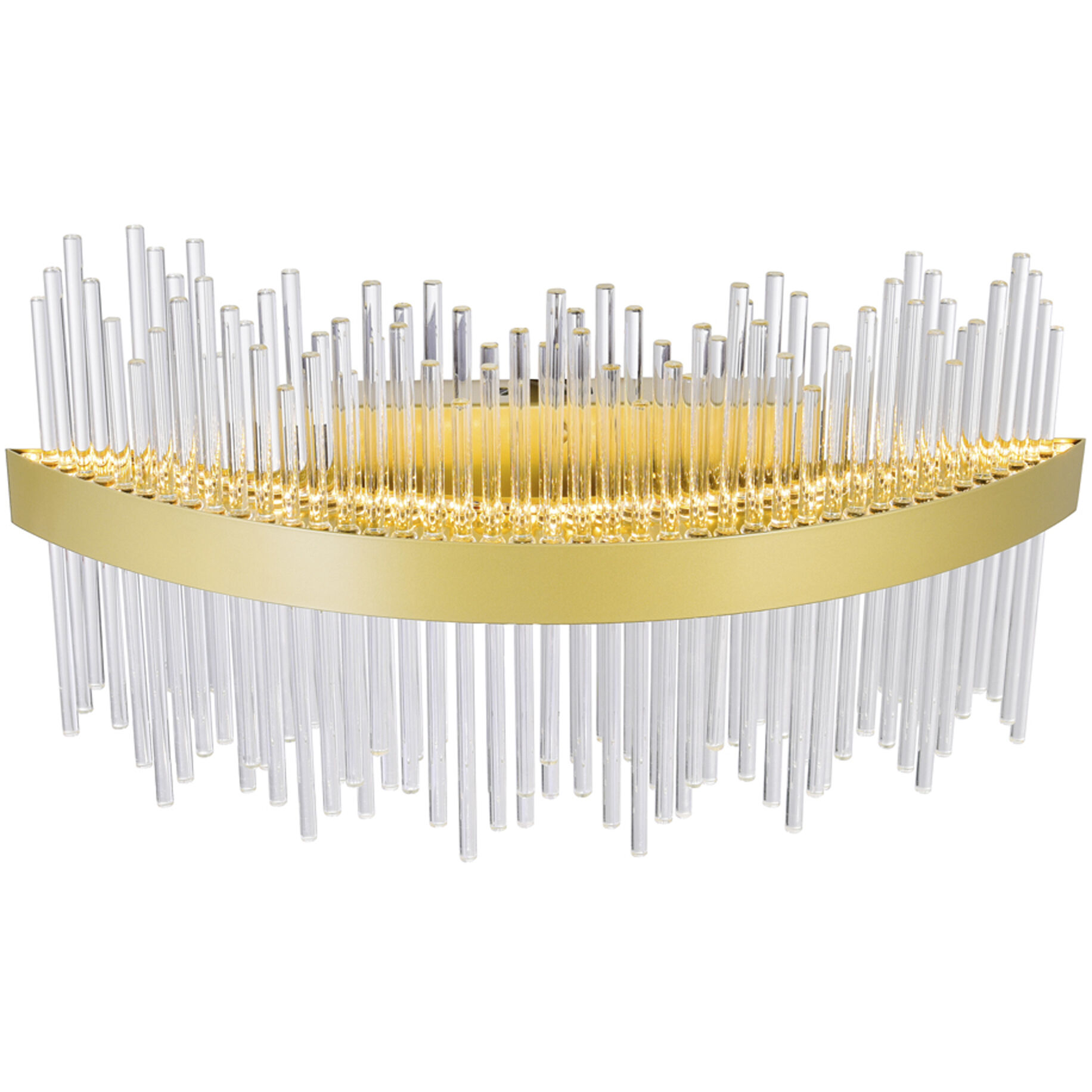 Genevieve LED 24 inch Medallion Gold Wall Light