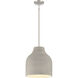 Sima 1 Light 12.5 inch Burnished Nickel Pendant Ceiling Light