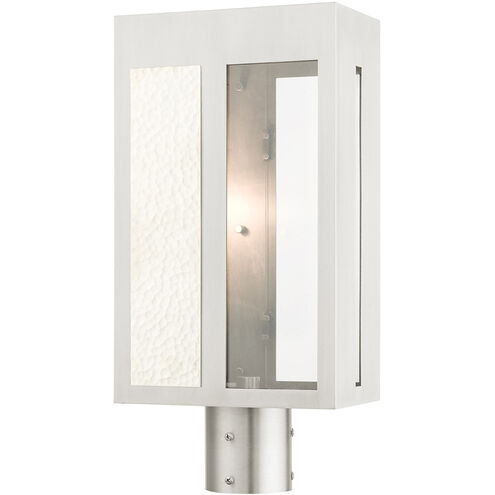 Lafayette 1 Light 17 inch Brushed Nickel Outdoor Post Top Lantern