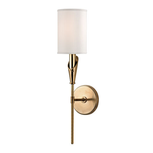 Tate 1 Light 4.75 inch Aged Brass Wall Sconce Wall Light