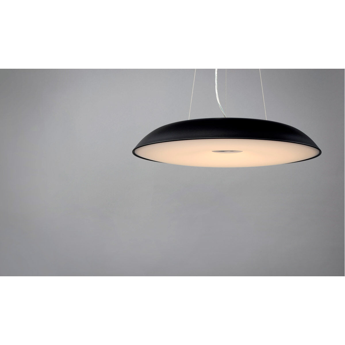 Dimple LED 23.5 inch Black Single Pendant Ceiling Light