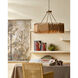 Teahouse 8 Light 32.25 inch Khaki Chandelier Ceiling Light