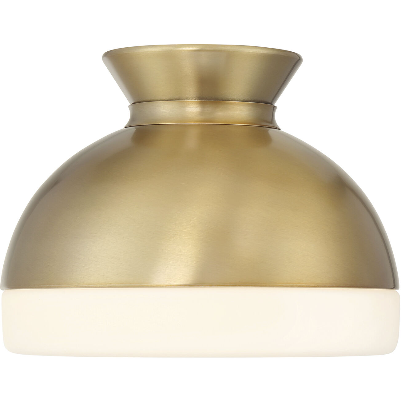 Gidget 1 Light 10.25 inch Vibrant Gold Flush Ceiling Light