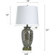 Reactive Glaze 31 inch 150.00 watt Speckled Brown Table Lamp Portable Light