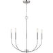 Greenwich 5 Light 24.13 inch Brushed Nickel Chandelier Ceiling Light
