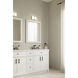 High Rise LED 8.5 inch Dark Matte Black Bath Bar Wall Light