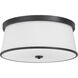 Weir 4 Light 20 inch Matte Black Flush Mount Ceiling Light