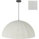 Ronny 1 Light 30 inch Matte Black Pendant Ceiling Light