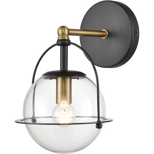 Langford 1 Light 8 inch Satin Brass Vanity Light Wall Light