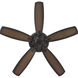 Kafe 52 inch Kocoa with Dark Maple/Medium Maple Toned Blades Ceiling Fan