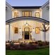 Atlas 1 Light 18.75 inch Matte Black/Textured Gold Outdoor Sconce
