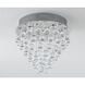 Canada LED 16 inch Chrome Semi Flush Mount Ceiling Light